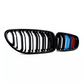 BMW 6 Series F12 F13 F06 M6 (2012-2018) Gloss Black M Color Front Kidney Grille