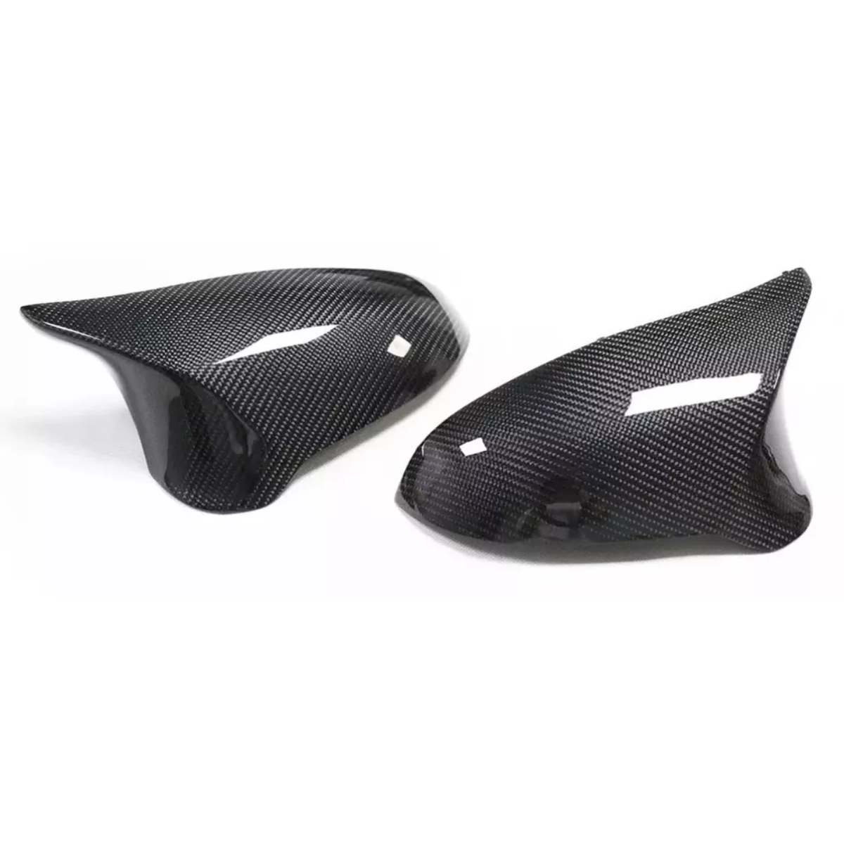  Real Carbon Fiber Mirror Caps