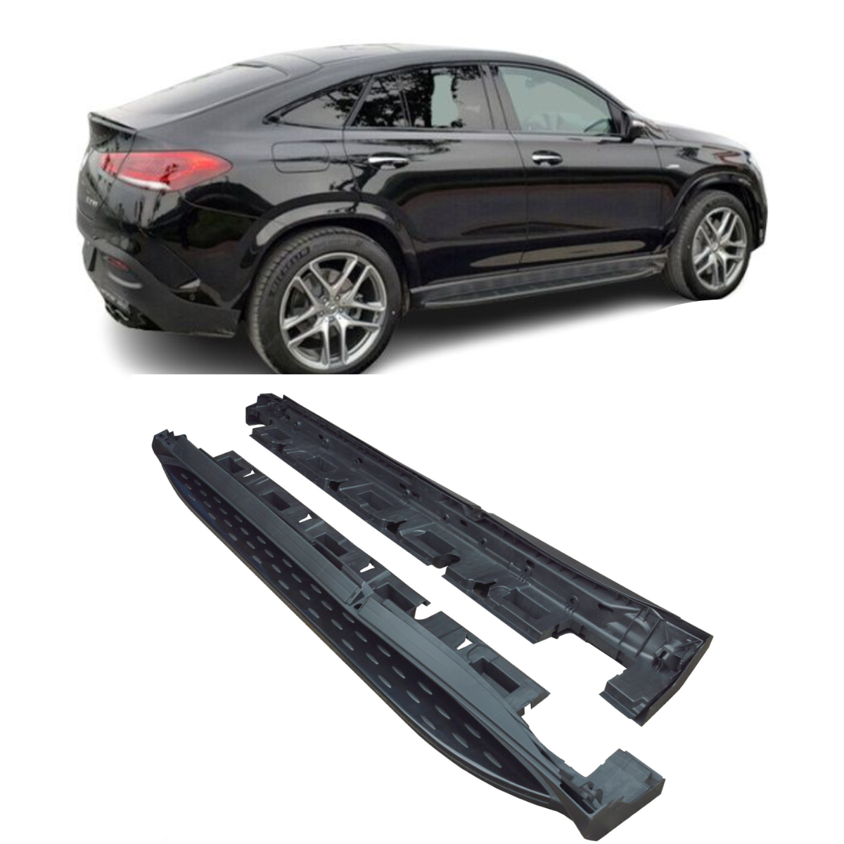 OE Style Black Running Boards for Mercedes-Benz GLE Coupe C167 (2020+)