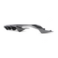 Audi S3 8V Sportback Pre-Facelift 2013 - 2016 Carbon Fibre Look Rear Diffuser