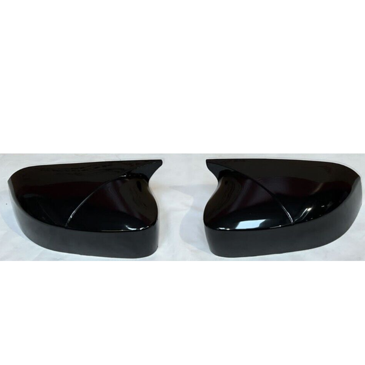 Gloss Black Wing Mirror Cap Covers Set for VW Caddy MK3 FL