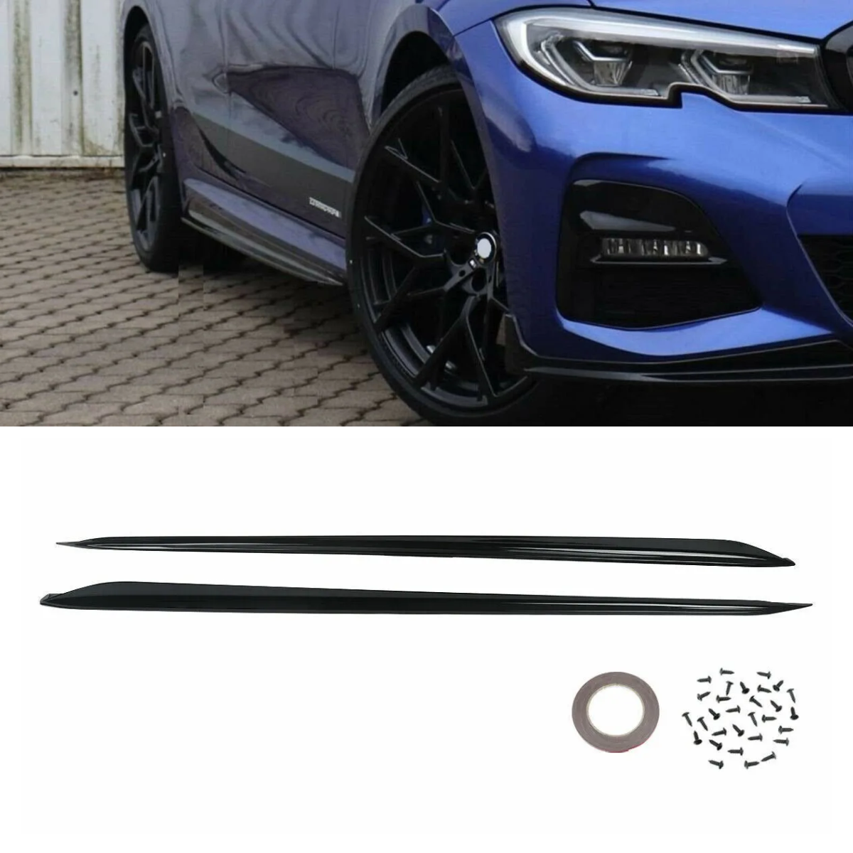 M Performance Side Skirt Lip Blade Extensions (2018+)