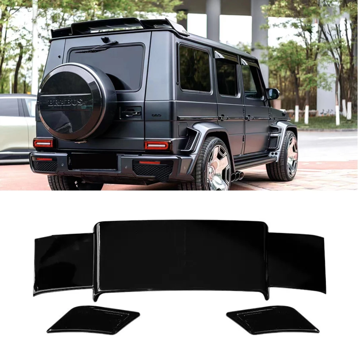 Rear Roof Spoiler Boot Lip - G63 G65 B Style