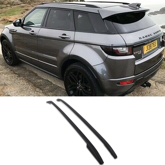 Range Rover Evoque L538 Black Extended Roof Rails Raised Roof Bars Kit (2013-2018)