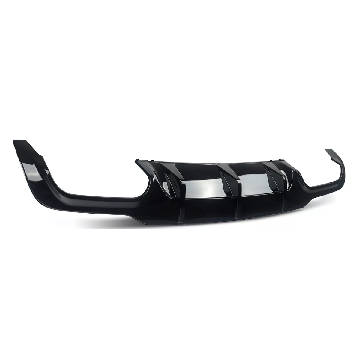 C63 AMG Style Rear Bumper Diffuser for Mercedes C-Class W204/C204 (2012-2015 LCI)