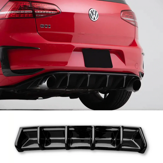 Gloss Black Big Fin Rear Diffuser