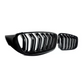 BMW 4 Series F32 F33 F36 M4 F80 F82 F83 2013 - 2020 Gloss Black Twin Bar Front Kidney Grille