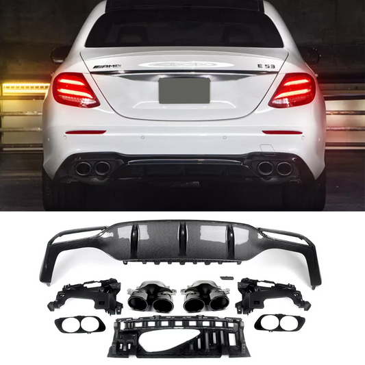 AMG E53 Conversion kit Carbon Rear Diffuser & Tailpipes