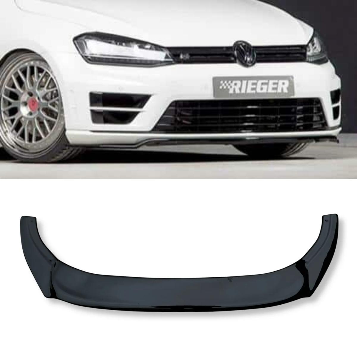 Gloss Black Front Splitter 