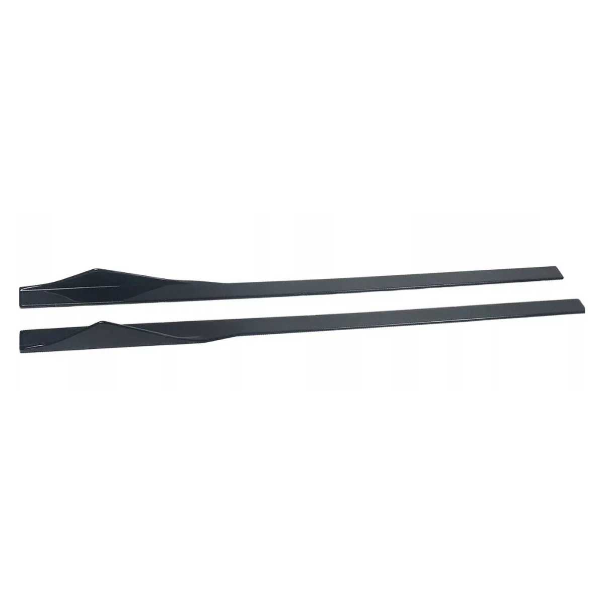 Gloss Black Side Skirts Extension Blades (2014+)