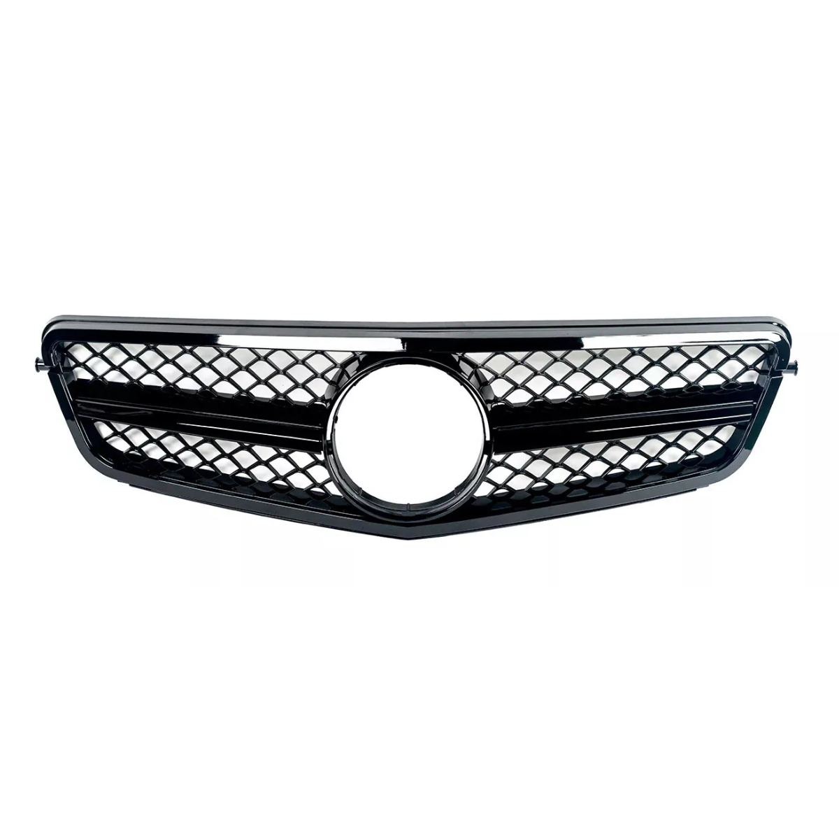 Mercedes C-Class C204 W204 S204 Gloss Black AMG Style Front Radiator Grille