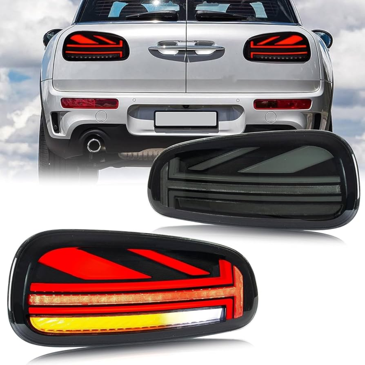 Smoked LED Tail Lights Lamp Assembly