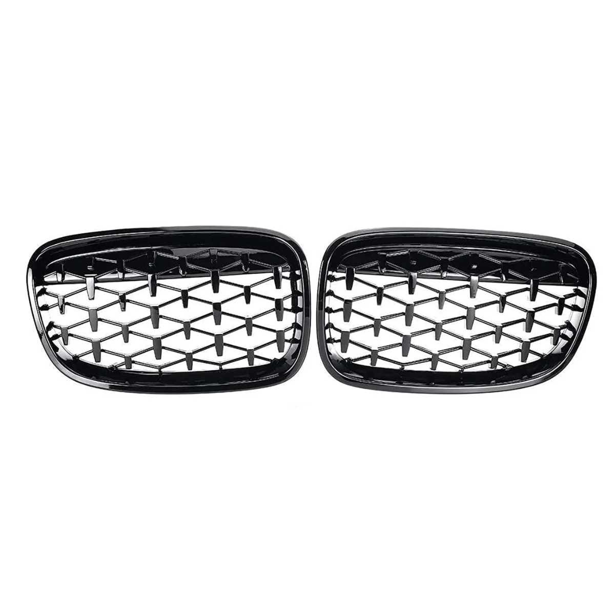 BMW F20/F21 1 Series (2011-2014) Gloss Black Front Kidney Diamond Grille Grill