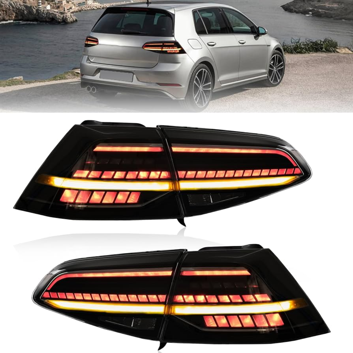 Smoked Tail Lights Lamp with Sequential (2012-2020)