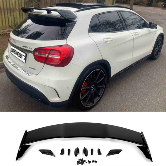 Glossy Black GLA45 Style Aero AMG Rear Spoiler for Mercedes GLA Class X156 (2013-2018)