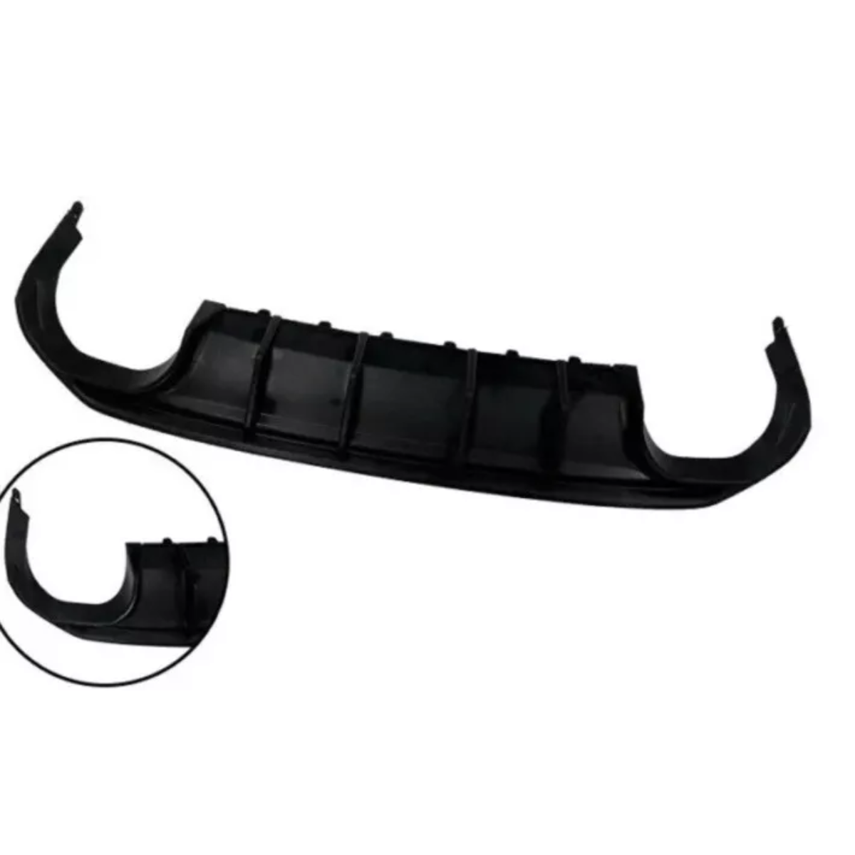 Audi A3 S Line 8Y Saloon Rear Diffuser Lip Valance (2020+) Gloss Black