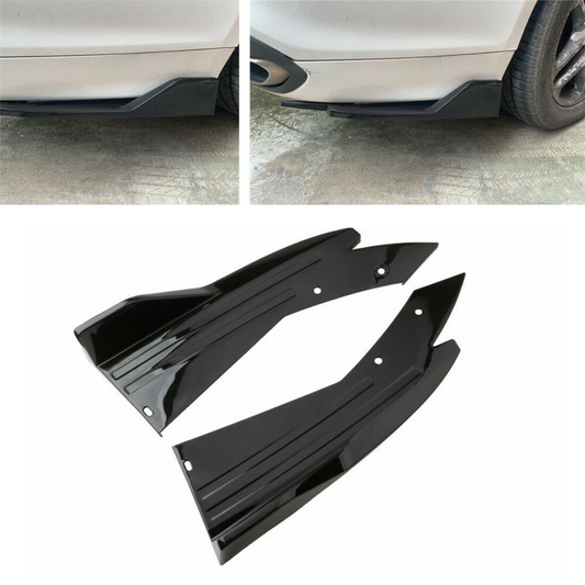 Gloss Rear Bumper Diffuser Splitter Lip Side Skirts for Mercedes Benz CLS 63 AMG