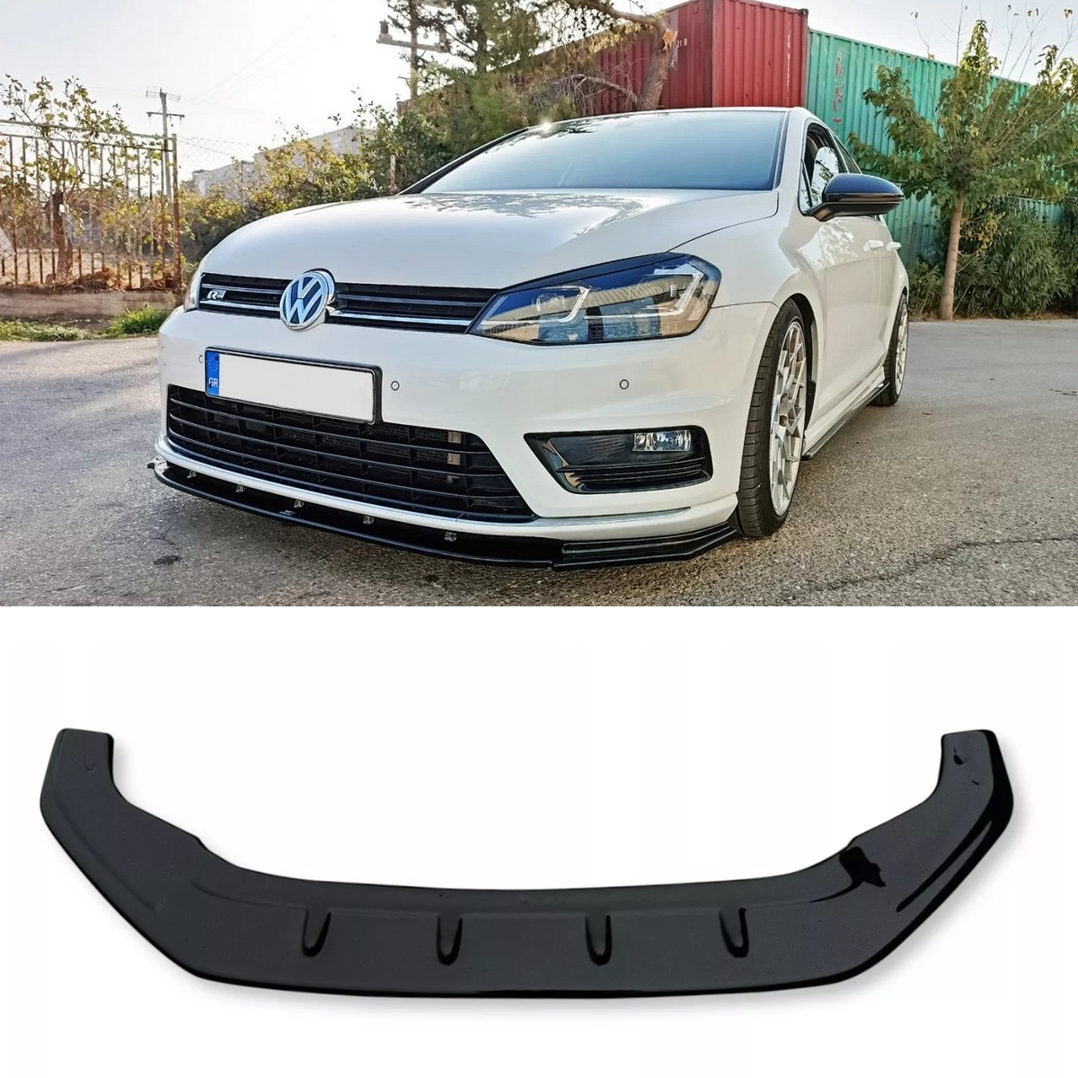 Gloss Black Front Splitter