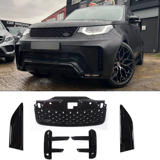 Land Rover Discovery 5 L462 2017-2023 ABS Gloss Black Grille & Side Fender Kit