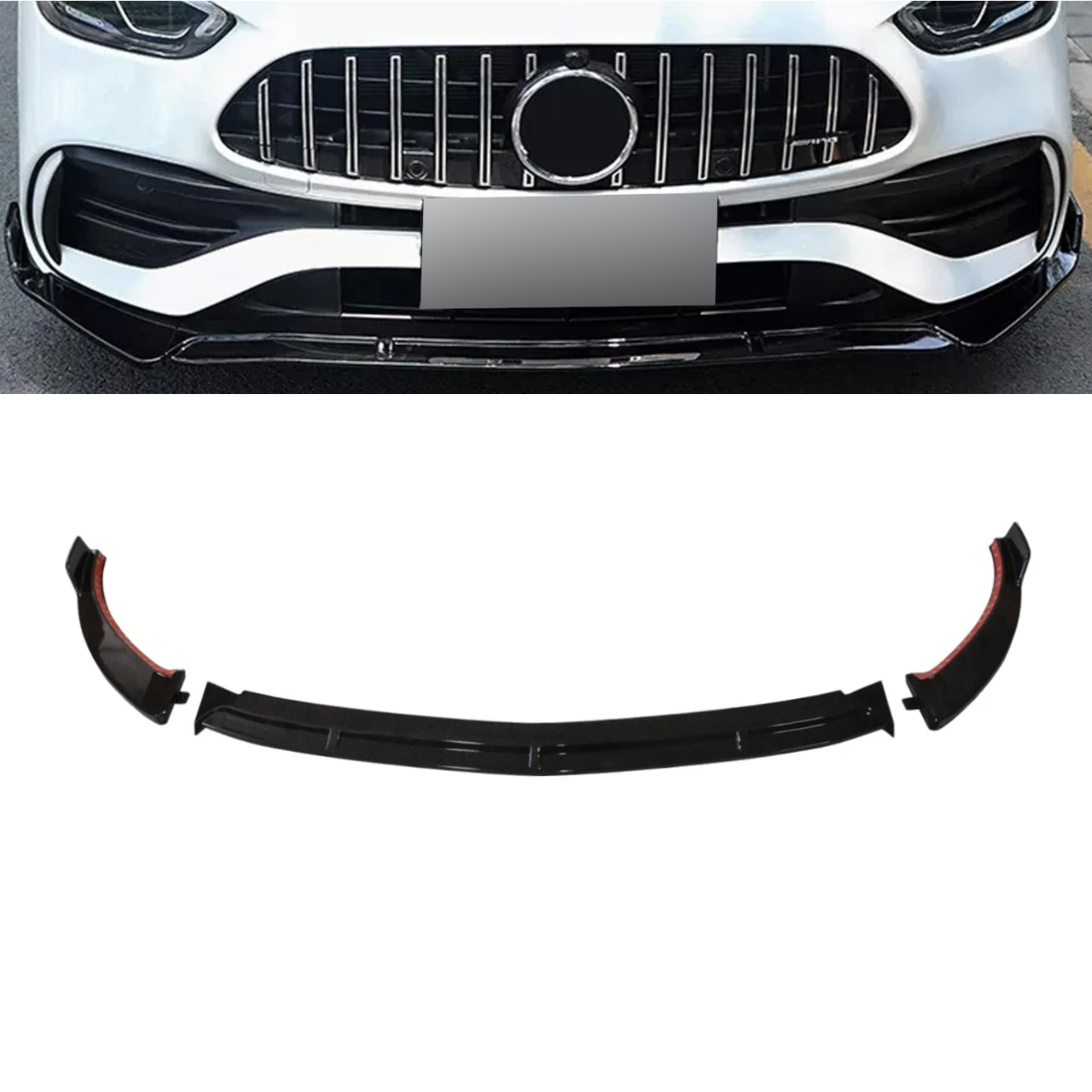 Carbon effect Treen Front Splitter