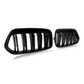 BMW X2 F39 (2018-2023) Gloss Black M Performance Front Radiator Kidney Grilles