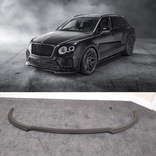 Bentley Bentayga (2015-2019) Front Bumper Carbon Fiber Splitter Skirt