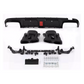 Mercedes Benz C Class W205 AMG Line (2014-2018) Gloss Black Brabus Rear Diffuser