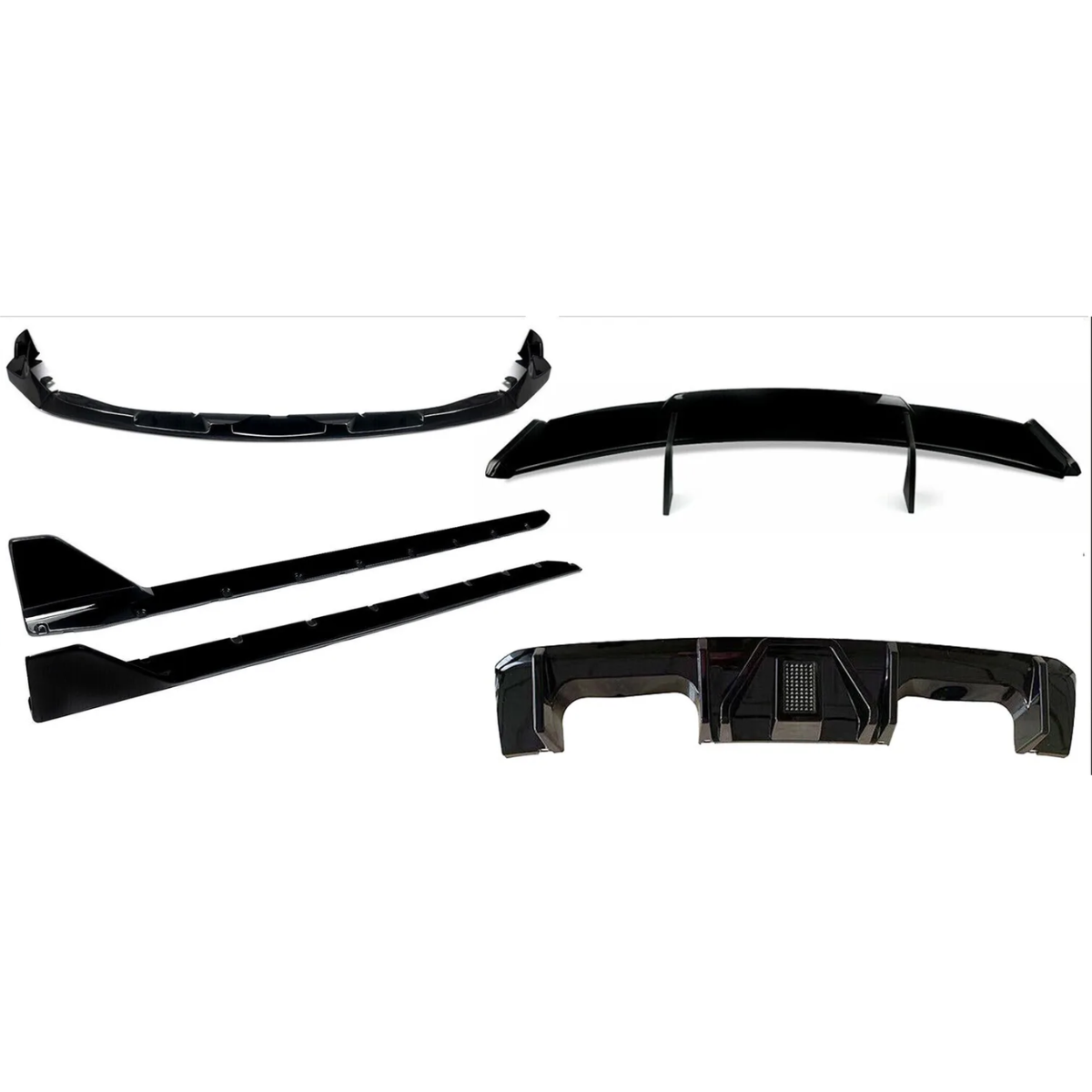  Body Kit - Front Splitter, Rear Diffuser, Skirt