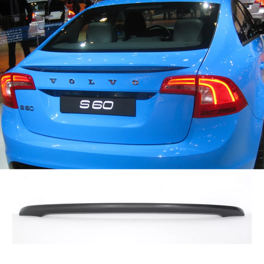 Volvo S60 MK2 (2010-2018) Rear Boot Spoiler - Tuning Style Lip Spoiler