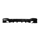 Matte Black Rear Diffuser & Black Tips