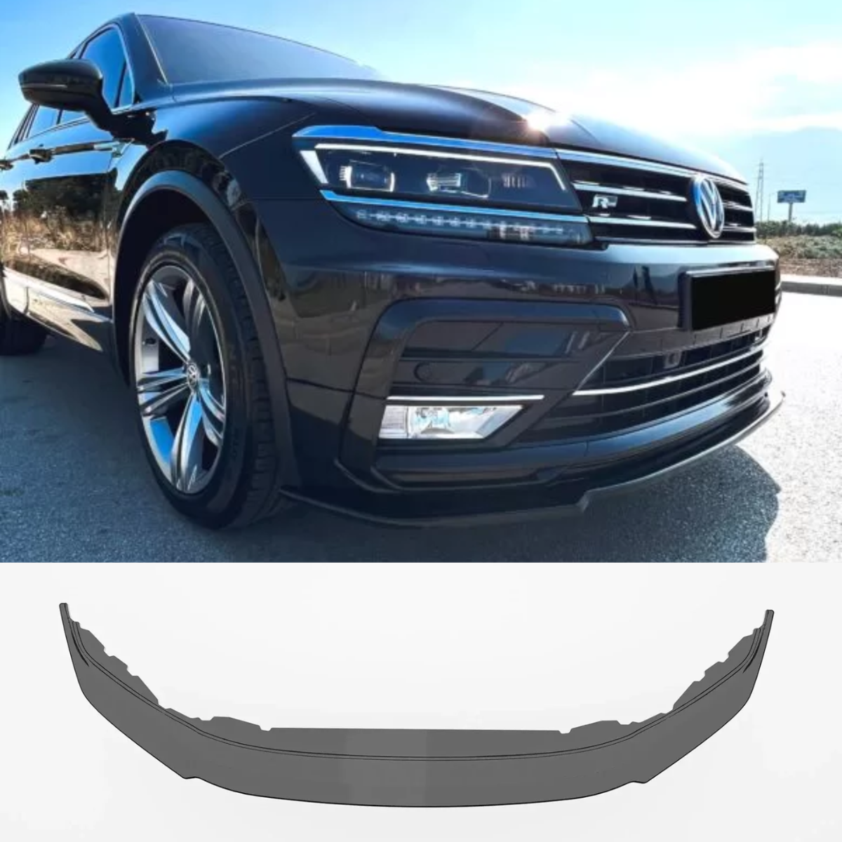 Front Splitter for VW Tiguan MK2 R-Line (2015-2020) | Risper Styling