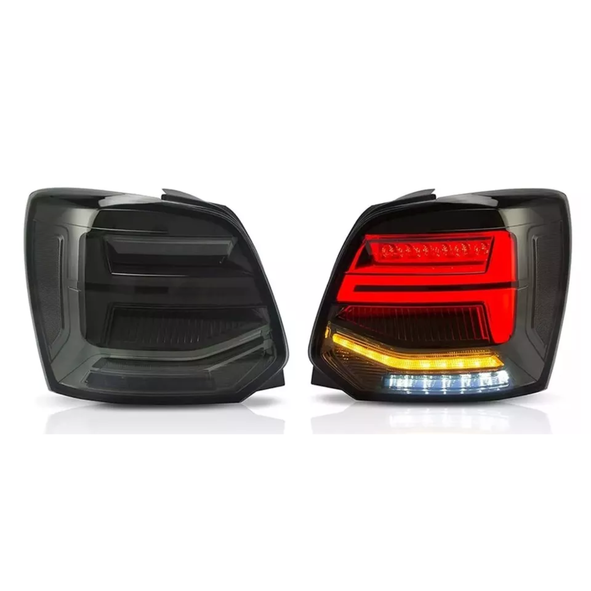 LED Rear Lights - Pair - Tinted Tail Lamp