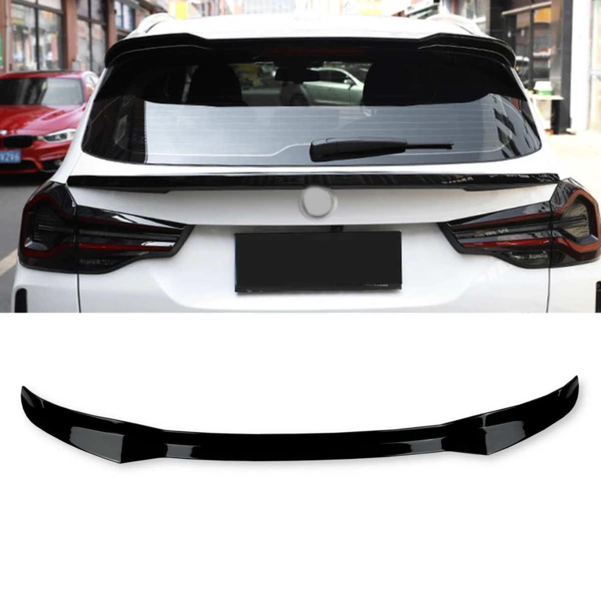 Gloss Black M Performance Style Rear Roof Spoiler