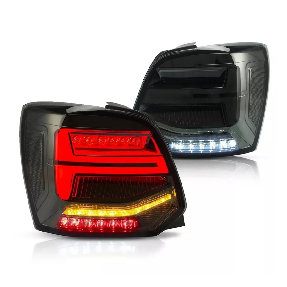 LED Rear Lights - Pair - Tinted Tail Lamp