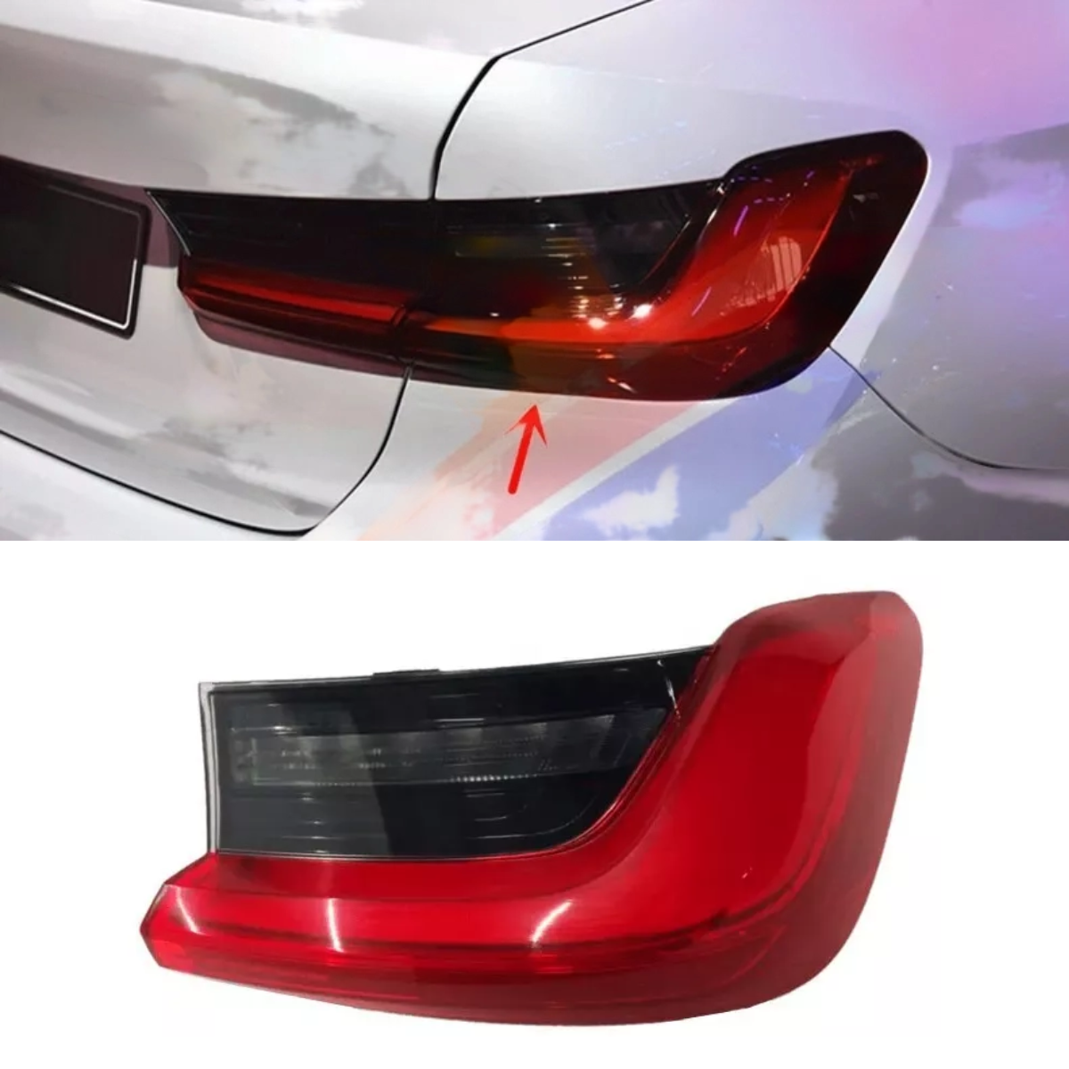  LED Outer Wing Rear Tail Light Lamp - Driver Right Side