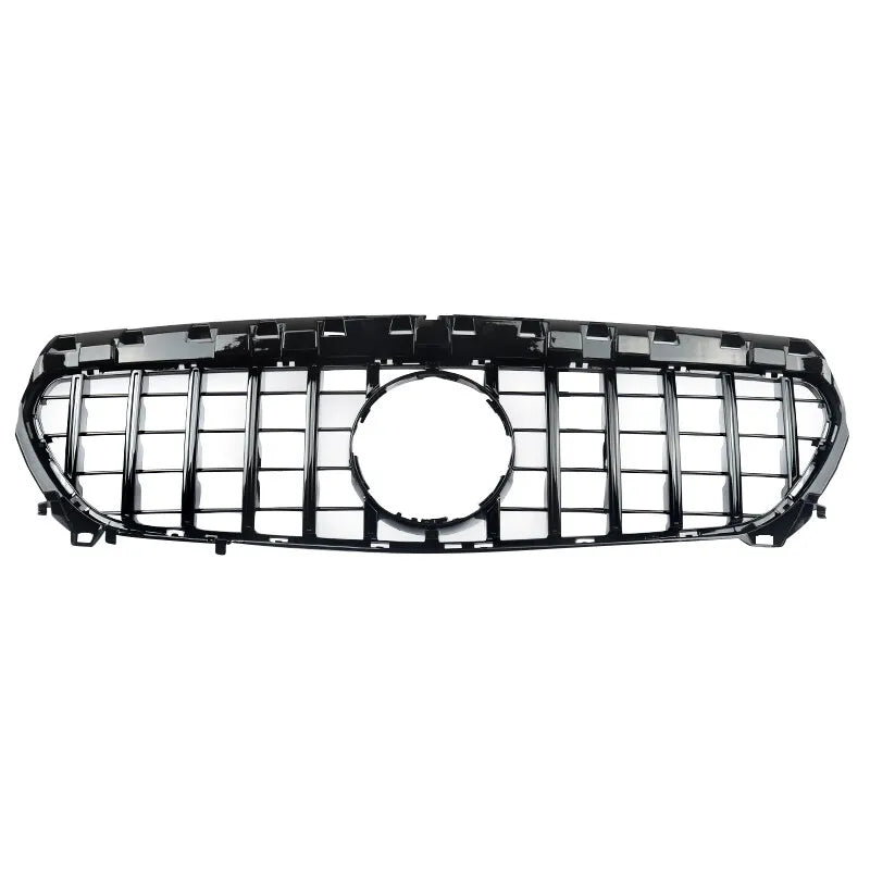 FRONT GRILLE BLACK PANAMERICANA GT STYLE FOR MERCEDES BENZ CLA W117 C117 2013-18