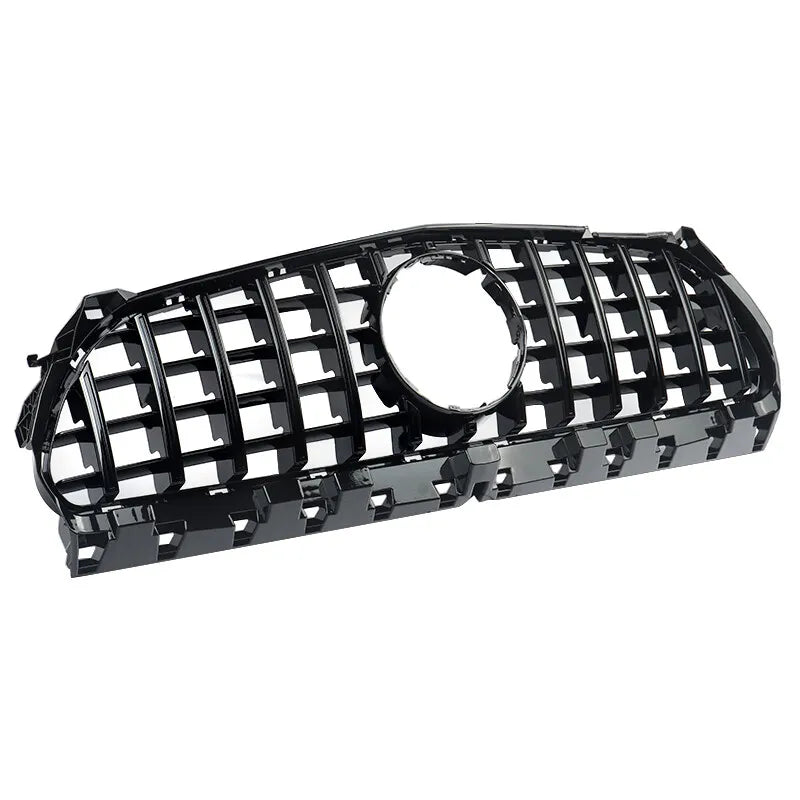 FRONT GRILLE BLACK PANAMERICANA GT STYLE FOR MERCEDES BENZ CLA W117 C117 2013-18