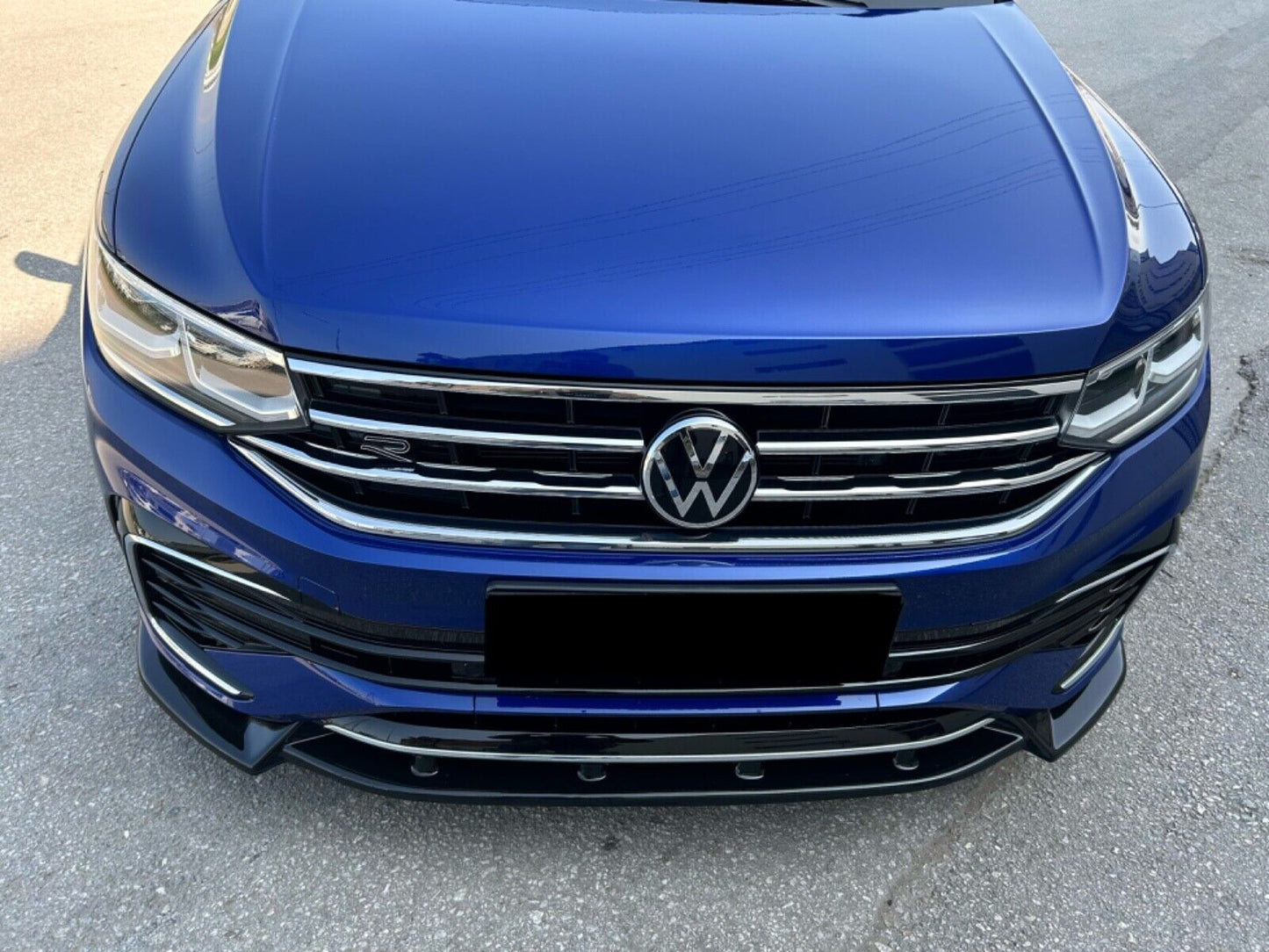 VW Tiguan MK2 R/R-Line Front Splitter Lip Body Kit (2021+)