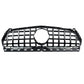 FRONT GRILLE BLACK PANAMERICANA GT STYLE FOR MERCEDES BENZ CLA W117 C117 2013-18