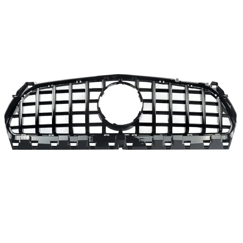 FRONT GRILLE BLACK PANAMERICANA GT STYLE FOR MERCEDES BENZ CLA W117 C117 2013-18