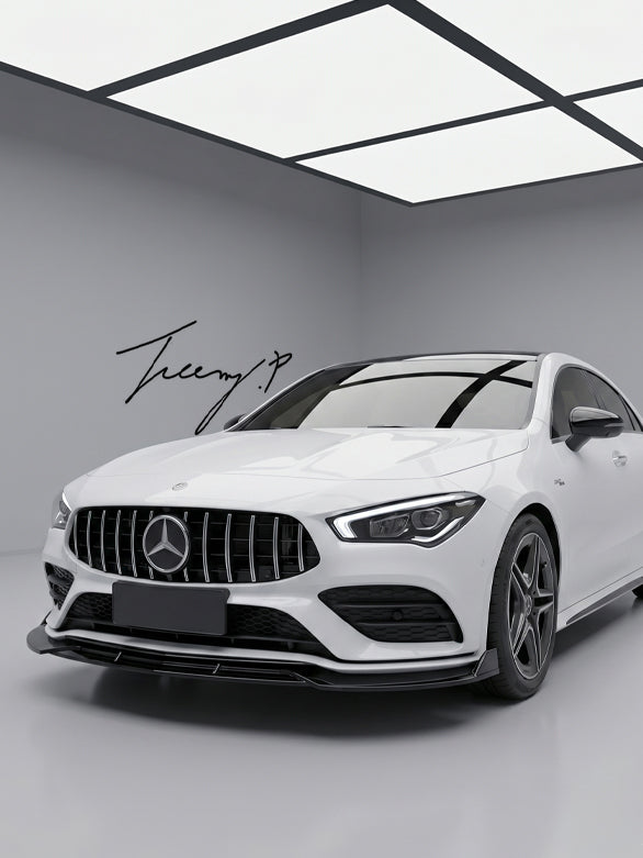 Mercedes CLA Class W118 C118 AMG line front splitter spoiler lip sporty aggressive front upgrade
