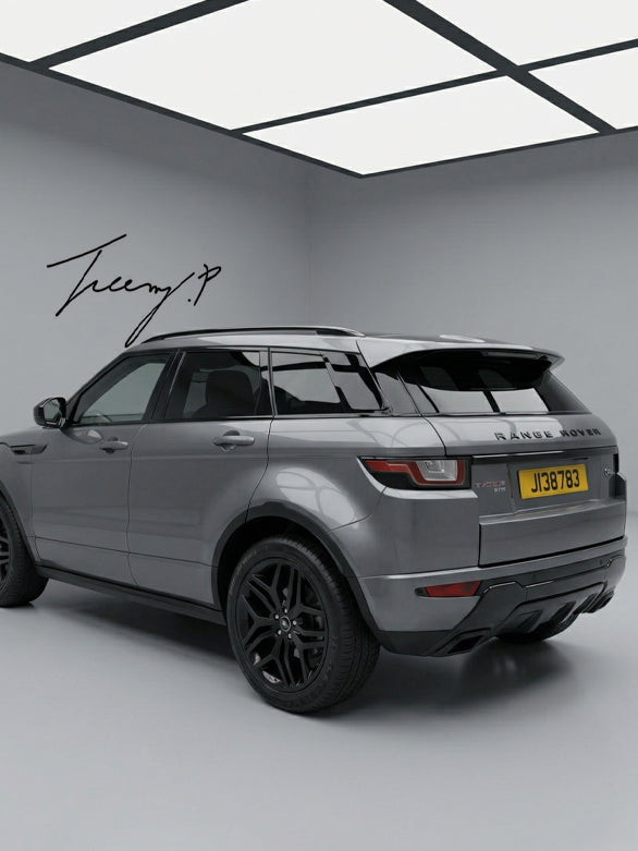 Range Rover Evoque L538 black extended roof rails raised roof bars kit 2013 to 2018
