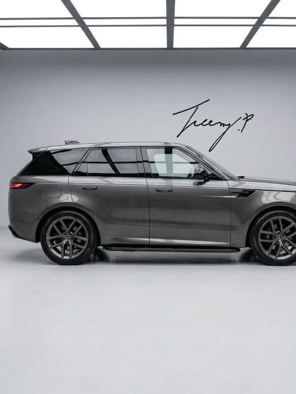 Range Rover Sport L494 black OEM style side steps running boards 2013 and newer
