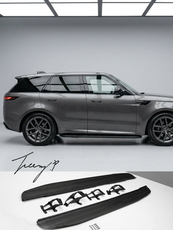 Range Rover Sport L494 black OEM style side steps running boards 2013 and newer
