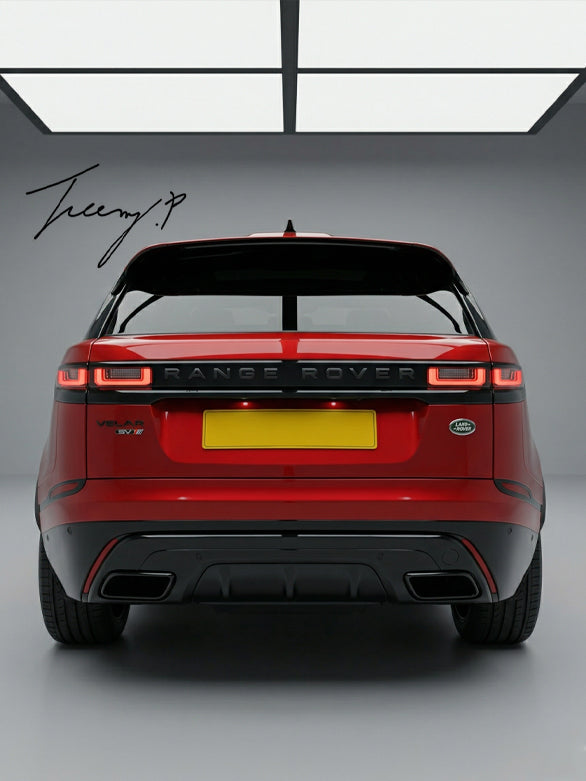 Range Rover Velar rear bumper diffuser lip bodykit 2017 to 2023

