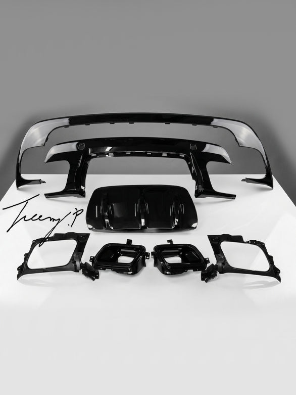Range Rover Velar rear bumper diffuser lip bodykit 2017 to 2023
