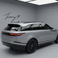 Range Rover Velar L560 aluminium roof rails bars gloss black 2017 and newer
