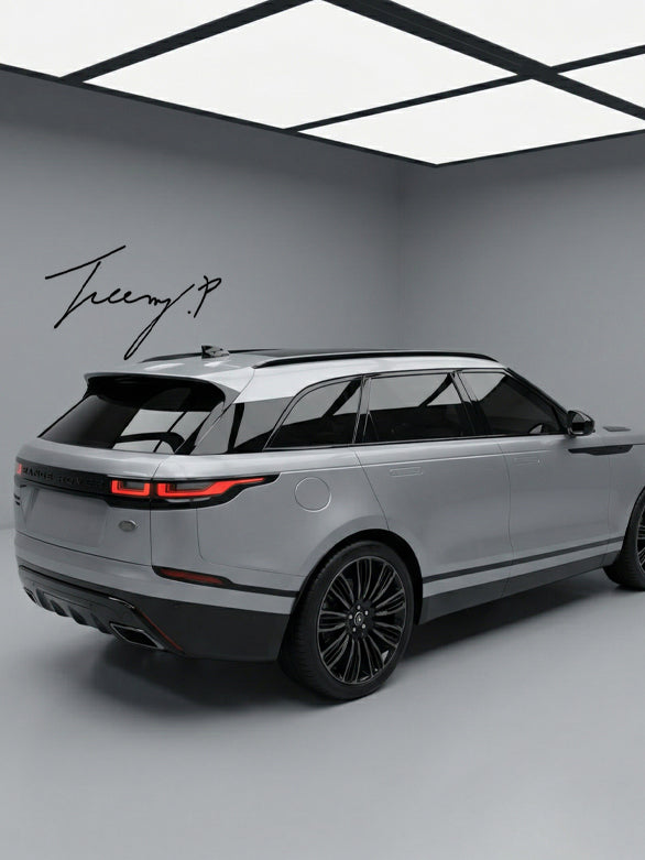 Range Rover Velar L560 aluminium roof rails bars gloss black 2017 and newer
