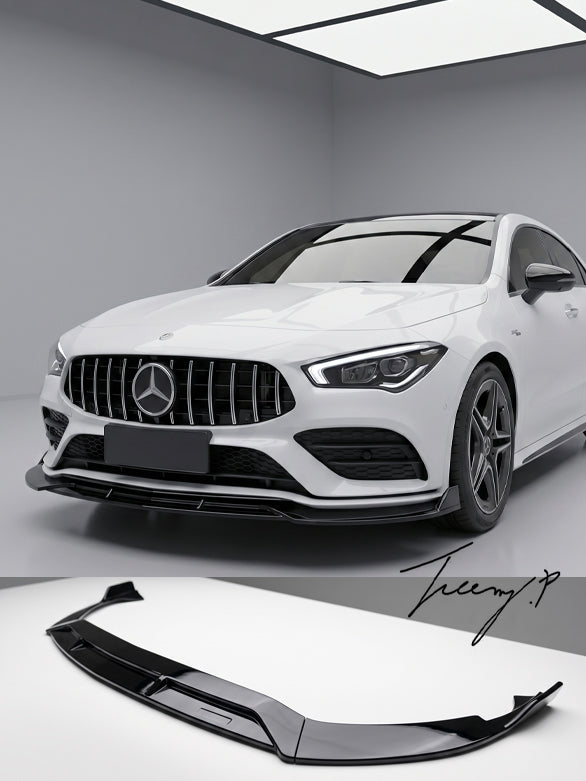Mercedes CLA Class W118 C118 AMG line front splitter spoiler lip sporty aggressive front upgrade
