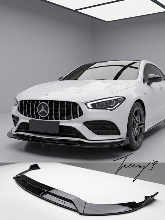 Mercedes CLA Class W118 C118 AMG line front splitter spoiler lip sporty aggressive front upgrade
